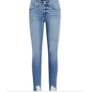 NWT JOES JEANS Hi Honey High Rise Curvy Skinny Ankle Distressed bottoms 24